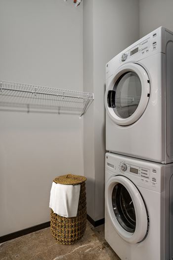 Full-size washer/dryer